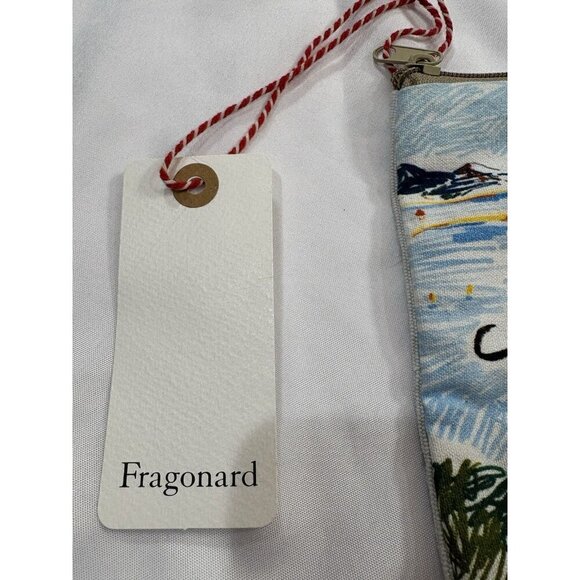 FRAGONARD Perfume Cannes Scene Reusable Cosmetic Bag Pouch - Picture 4 of 5